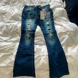 SUPER CUTE FLARE JEANS
